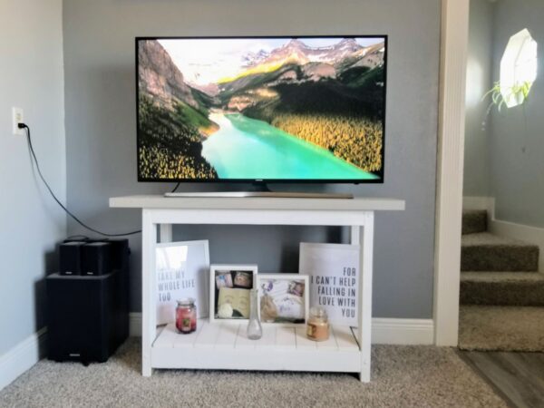 Minimalist Side or Entry way Table or TV Stand